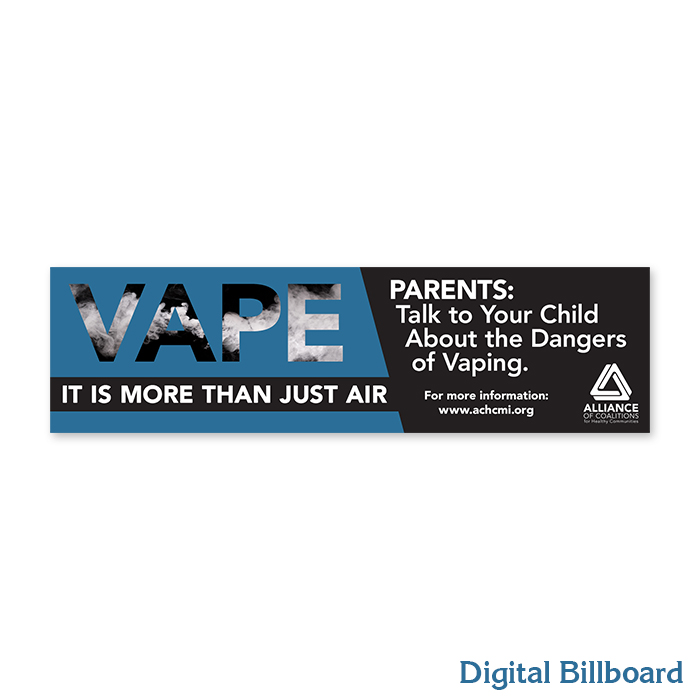 ACHC Vape billboard