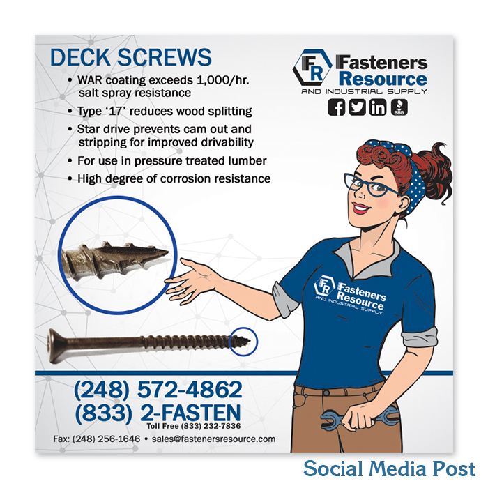 Fasteners resource screws digital